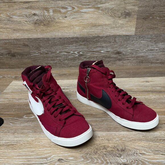 Nike Blazer Mid Rebel Women's Shoe in Noble Red Size 8 - Picture 6 of 7